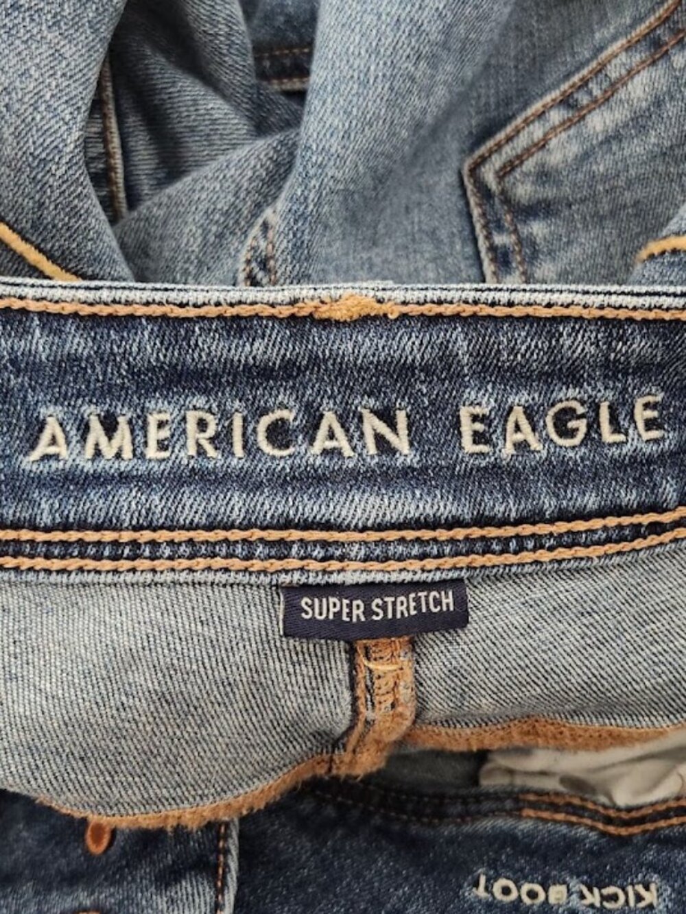 American Eagle Women's Plus Size Bootcut Jeans Size 18L - Picture 4 of 6
